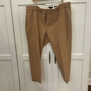 J. Crew Khaki Dress Pants. Cameron. Women Size 20
